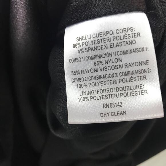 Maggy London Eileen Black Cold Shounder Mini Dress - Picture 11 of 12